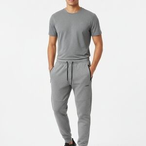 American Eagle Outfitters Men's Heather Gray Joggers